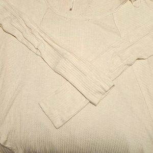 Free People size Large cream color shirt